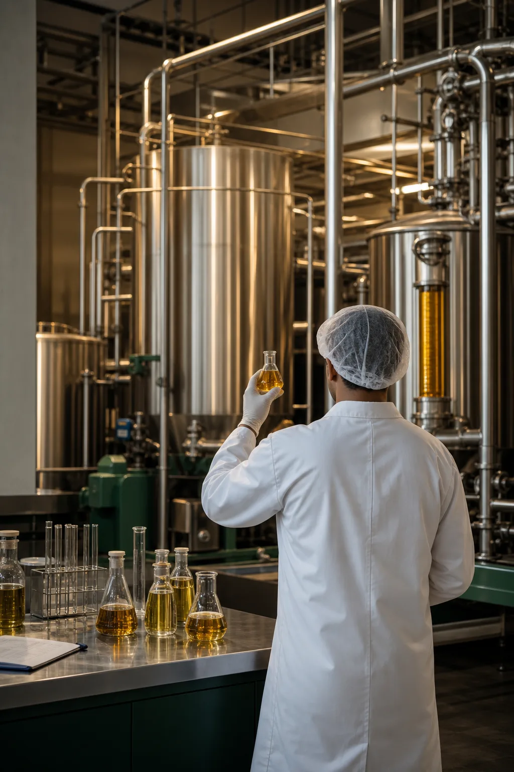 Edible oil quality and refining facility